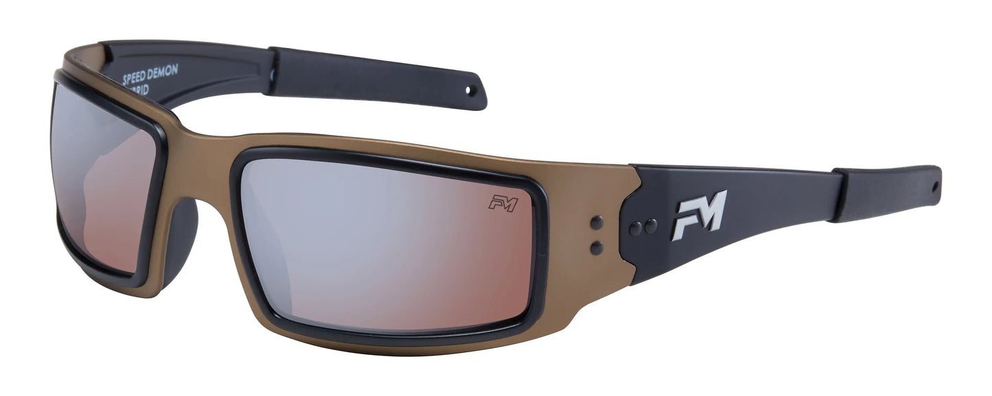Speed Demon Hybrid Gun Metal, Flash Beryllium Copper Polarized Lens