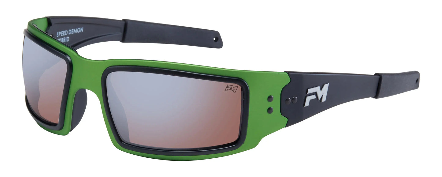 Speed Demon Hybrid Gun Metal, Flash Beryllium Copper Polarized Lens