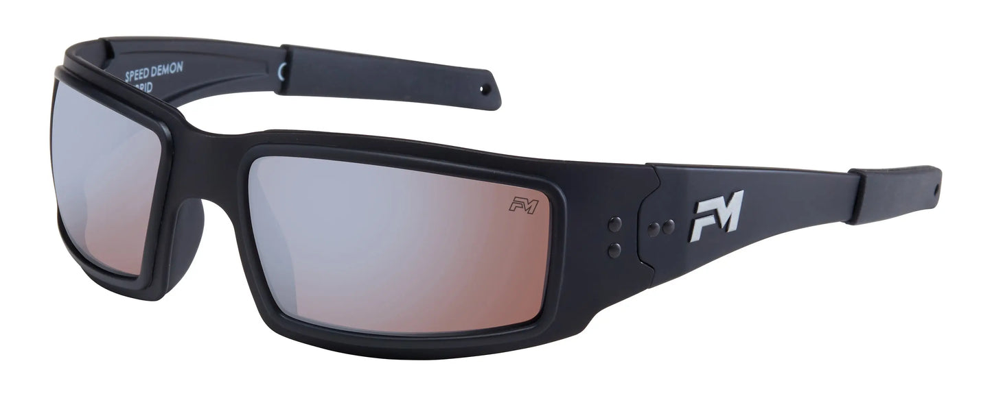 Speed Demon Hybrid Gun Metal, Flash Beryllium Copper Polarized Lens