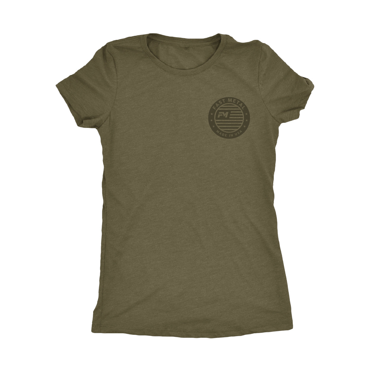 Stripes Women's T-Shirt - Military Green Heather