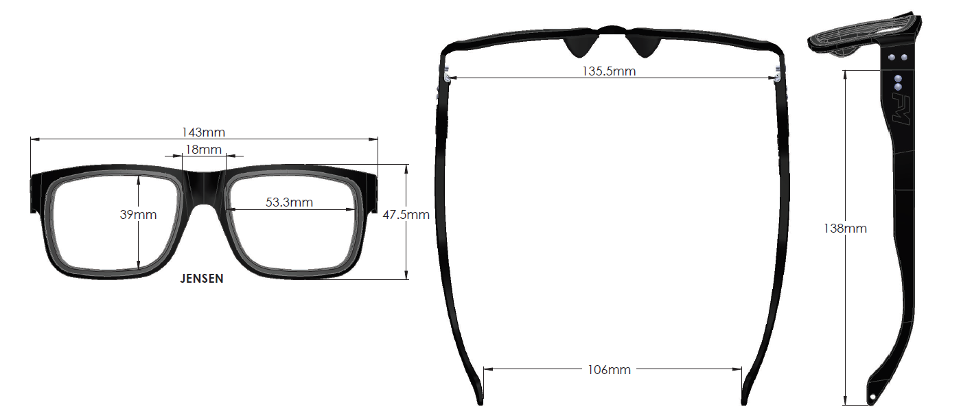 (RX Lens Only) Pre-Existing Jensen Hybrid / Kenwood / Full Metal Jensen Frame