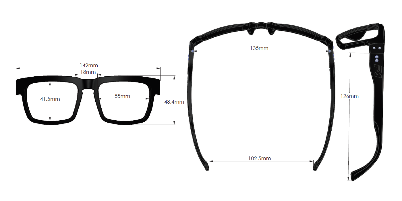 (RX Lens Only) Pre-Existing Sundown Frame
