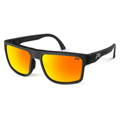 Kicker Black / Orange Mirror Polarized