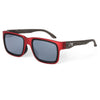 Red Frame with Gray Temple / Tanzania Smoke Polarized Lens