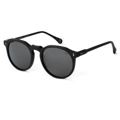 Matte Black Frame Smoke Polarized Lens