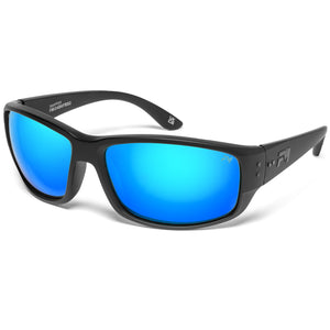 Smoke Blue Mirror Polarized Lenses