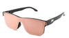 Champagne Pink Mirror Non-Polarized Shield Lens