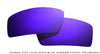 Blue Mirror Finish on Tanzania Smoke Polarized Lens
