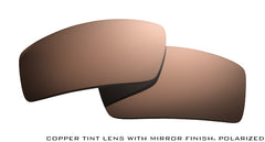Flash Beryllium Copper Polarized Lens with Mirror Finish
