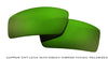 Green Mirror Finish on Flash Beryllium Copper Polarized Lens