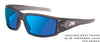 Heather Grey Frame / Blue Mirror Polarized Lens