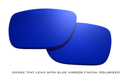 Blue Mirror Finish on Smoke Tint Polarized