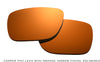 Orange Mirror Finish on Flash Beryllium Copper Polarized Lens