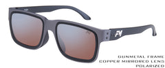 Gunmetal Frame / Flash Beryllium Copper Polarized Lens