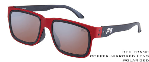 Red Frame / Flash Beryllium Copper Polarized Lens