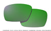 Green Mirror Finish on Flash Beryllium Copper Polarized Lens