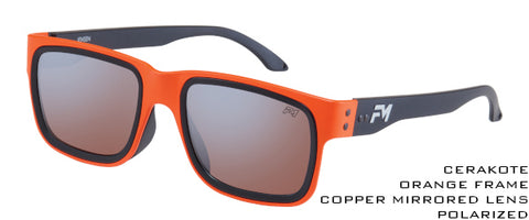 Cerakote Orange Frame / Flash Beryllium Copper Polarized Lens