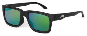 Matte Black Frame / Green Mirror Finish on Flash Beryllium Copper Polarized Lens