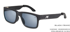 Black Frame/Tanzania Smoke Polarized Lens