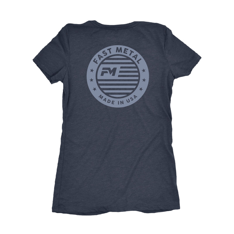 Stripes Women's T-Shirt - Navy Heather