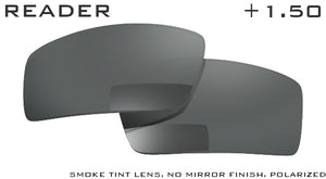 READER +1.50 Smoke Non-Mirrored Polarized Lens