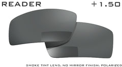 READER +1.50 Smoke Non-Mirrored Polarized Lens