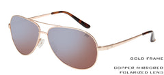 Gold Frame / Copper Polarized Lens