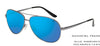 Gunmetal Frame / Smoke Blue Mirror Polarized Lens