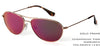 Gold Frame Champagne Pink Polarized Lens